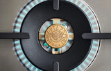 BERTAZZONI  48 inch All-Gas Range 6 Brass Burner and Griddle - Stainless Steel (HER486BTFGMXT)