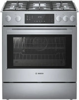 BOSCH  800 Series Gas Slide-in Range 30'' - Stainless Steel (HGI8056UC)