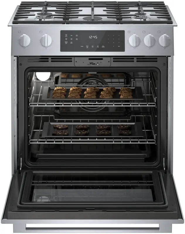 BOSCH  800 Series Gas Slide-in Range 30'' - Stainless Steel (HGI8056UC)