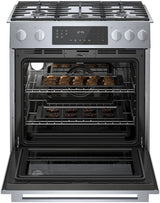 BOSCH 800 Series Gas Slide-in Range 30'' - Stainless Steel (HGI8056UC)