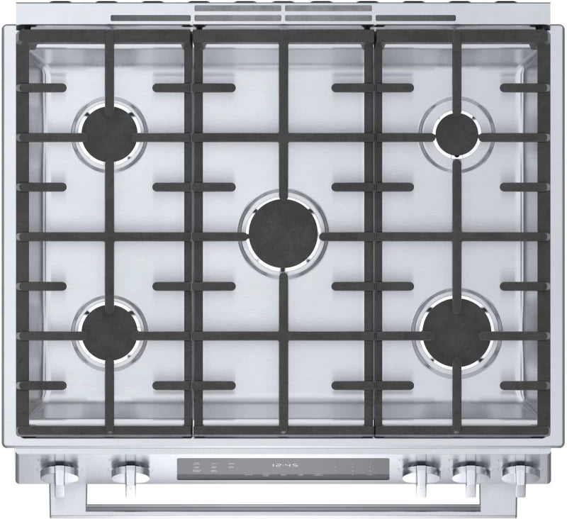 Bosch 800 Series Gas Slide-in Range 30'' - Stainless Steel (HGI8056UC)
