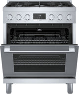 Bosch 800 Series Gas Freestanding Range 30'' - Stainless Steel (HGS8055UC)