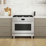 BOSCH  800 Series Gas Freestanding Range 36'' - Stainless Steel (HGS8655UC)