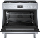 BOSCH  800 Series Gas Freestanding Range 36'' - Stainless Steel (HGS8655UC)