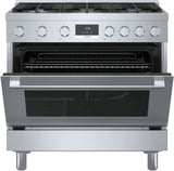 BOSCH  800 Series Gas Freestanding Range 36'' - Stainless Steel (HGS8655UC)