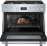 BOSCH  800 Series Gas Freestanding Range 36'' - Stainless Steel (HGS8655UC)