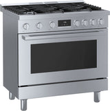 BOSCH  800 Series Gas Freestanding Range 36'' - Stainless Steel (HGS8655UC)