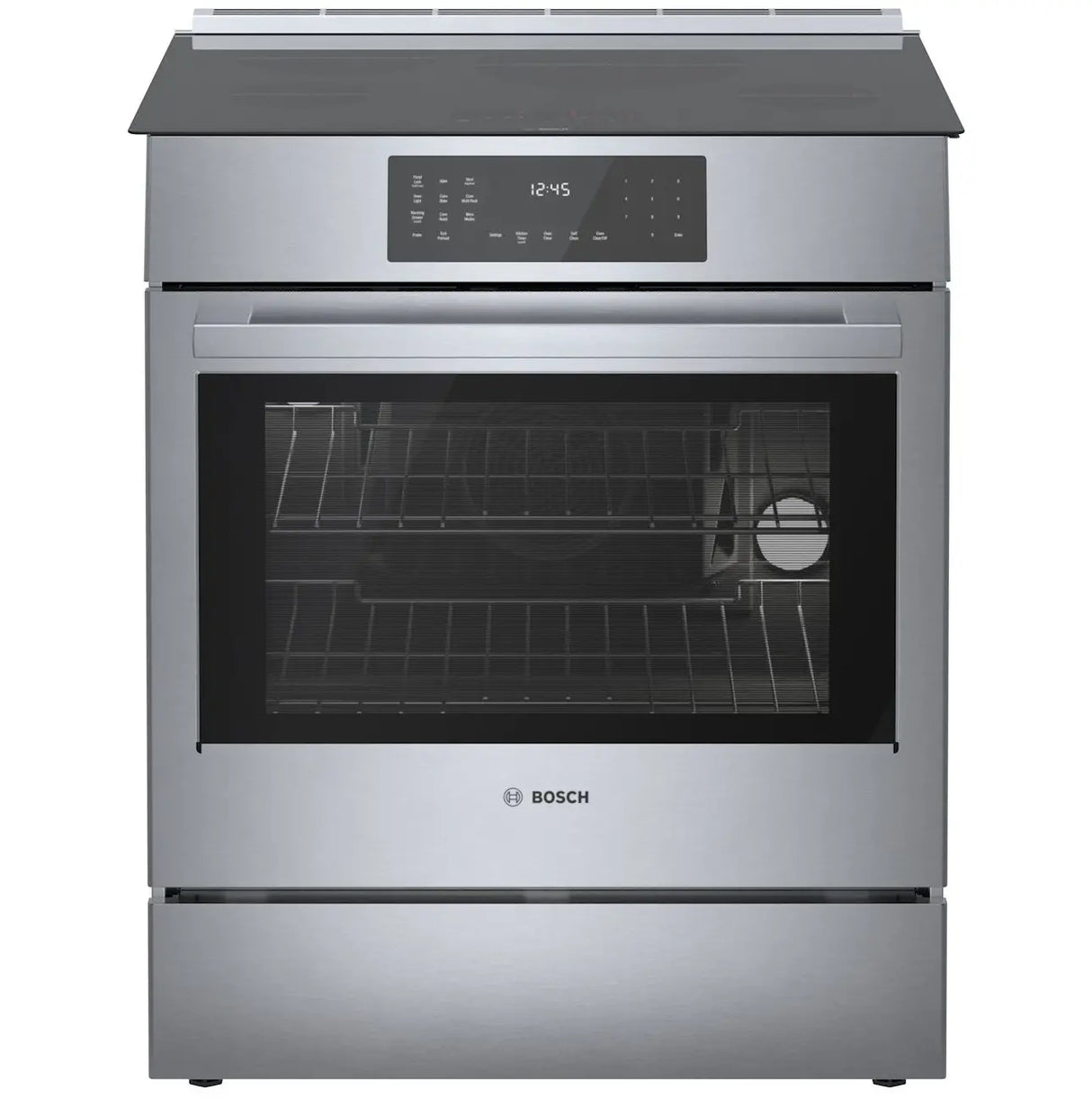 BOSCH  800 Series Induction Slide-in Range 30'' - Stainless Steel (HII8057U)