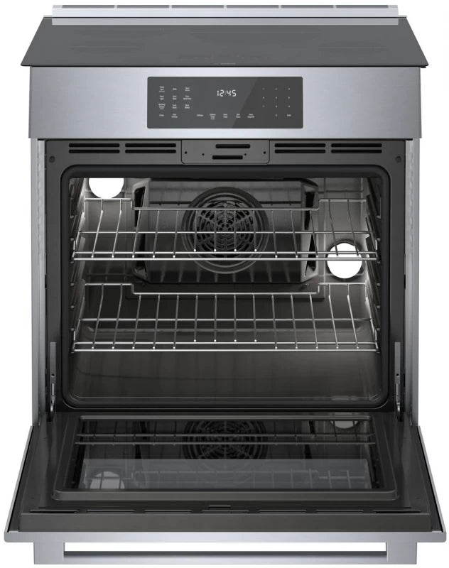BOSCH  800 Series Induction Slide-in Range 30'' - Stainless Steel (HII8057U)