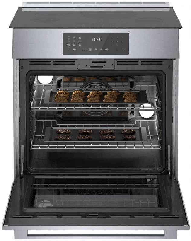 BOSCH  800 Series Induction Slide-in Range 30'' - Stainless Steel (HII8057U)