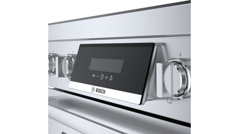 BOSCH 800 Series Induction freestanding range 30'' - Stainless Steel (HIS8055U)