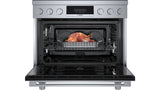 BOSCH  800 Series Induction freestanding range 36'' - Stainless Steel (HIS8655U)