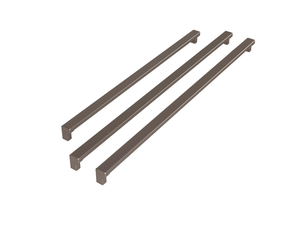 BERTAZZONI  Handle Kit for 36” FRENCH DOOR Refrigerator REF36FDBZPNV/24  Contains 3 Handles - Titanium (HK36PROFDBTV)