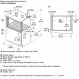 BOSCH 800 Series Drawer Microwave 24'' - Stainless Steel (HMD8454UC)