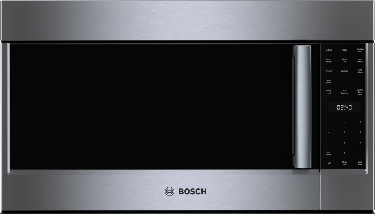 BOSCH  500 Series Over-The-Range Microwave 30'' Left SideOpening Door - Stainless Steel (HMV5053U)