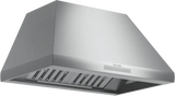 Thermador Professional Pyramid Chimney Wall Hood 36" - Stainless Steel (HPCN36WS)