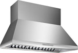 THERMADOR  THERMADOR HOOD 48" CHIMNEY W/O BLOWER - Stainless Steel (HPCN48WS)