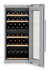 LIEBHERR Built-in multi-temperature wine fridge - Stainless Steel (HW4800)