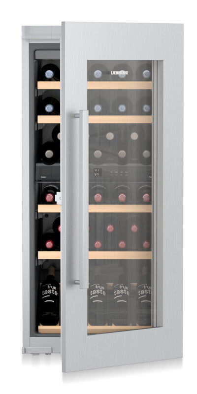 LIEBHERR Built-in multi-temperature wine fridge - Stainless Steel (HW4800)