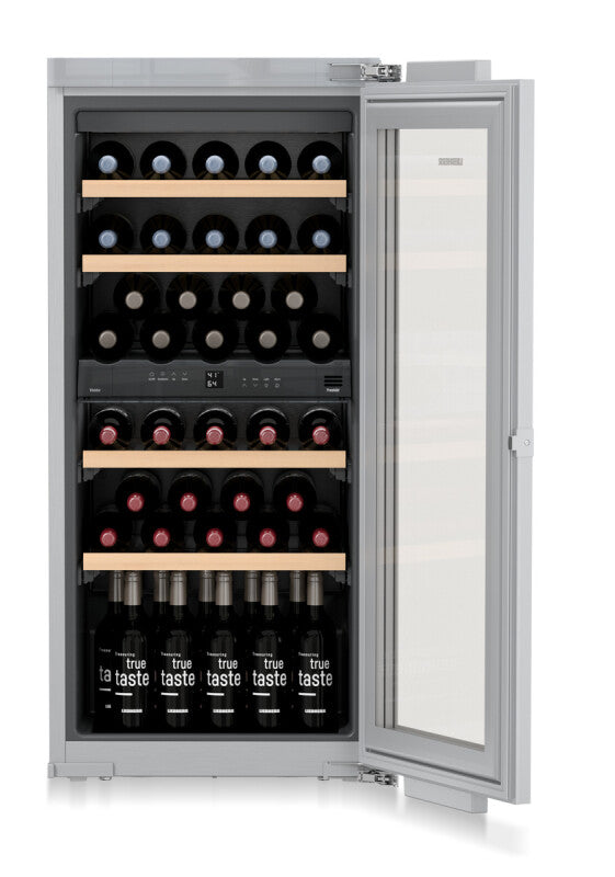 LIEBHERR Built-in multi-temperature wine fridge - Stainless Steel (HW4800)
