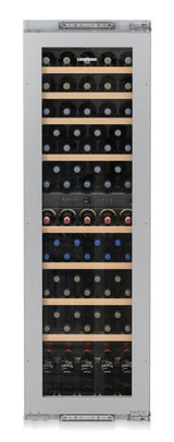 LIEBHERR Built-in multi-temperature wine fridge - Stainless Steel (HW8000)