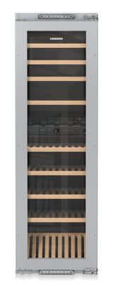 LIEBHERR Built-in multi-temperature wine fridge - Stainless Steel (HW8000)
