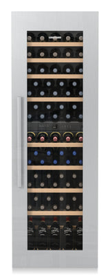 LIEBHERR Built-in multi-temperature wine fridge - Stainless Steel (HW8000)