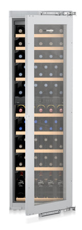 LIEBHERR Built-in multi-temperature wine fridge - Stainless Steel (HW8000)