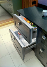 Sub-Zero 30" Designer Refrigerator/Freezer Drawers with Ice Maker - Custom/Panel Ready (ID30CI)