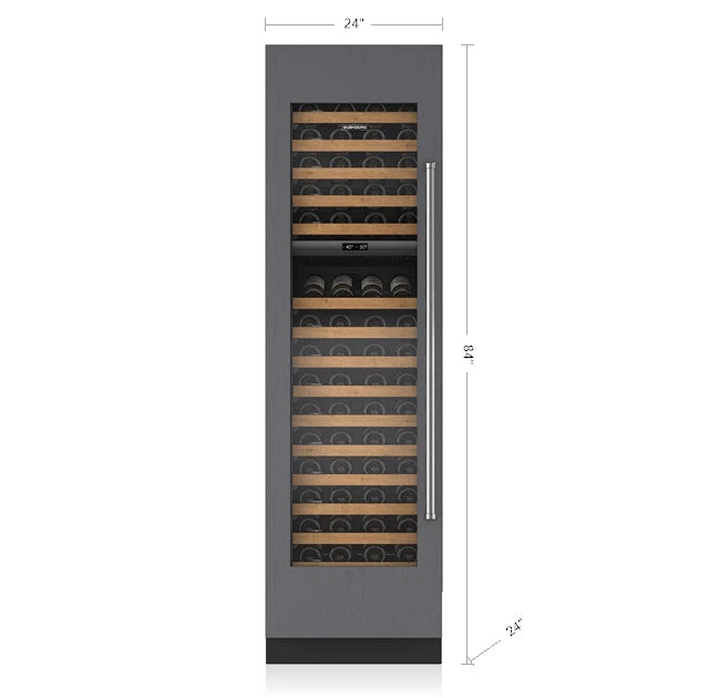SUB-ZERO  24" Designer Wine Storage - Panel Ready - Left Hinge - Other (IW24LH)