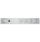 GE  24" Free-Standing/Slide-in Front Control Range with Steam Clean and Large Window - Stainless Steel (JAS640RMSS)