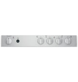 GE 24" Free-Standing/Slide-in Front Control Range with Steam Clean and Large Window - Stainless Steel (JAS640RMSS)