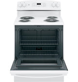 GE 30" Free-Standing Self-Clean Electric Range - White (JB256DMWW)
