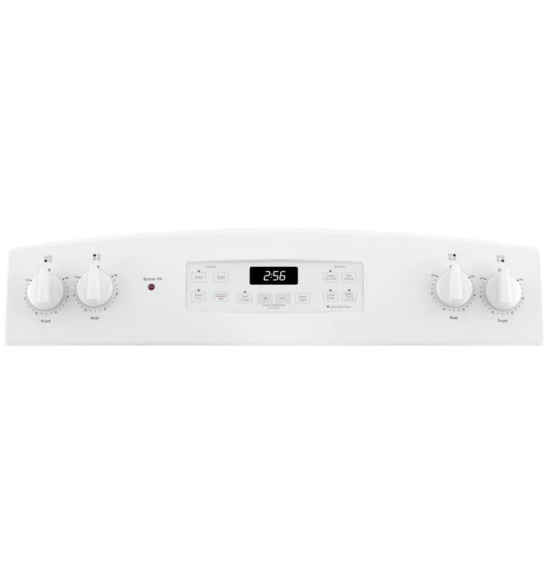 GE 30" Free-Standing Self-Clean Electric Range - White (JB256DMWW)