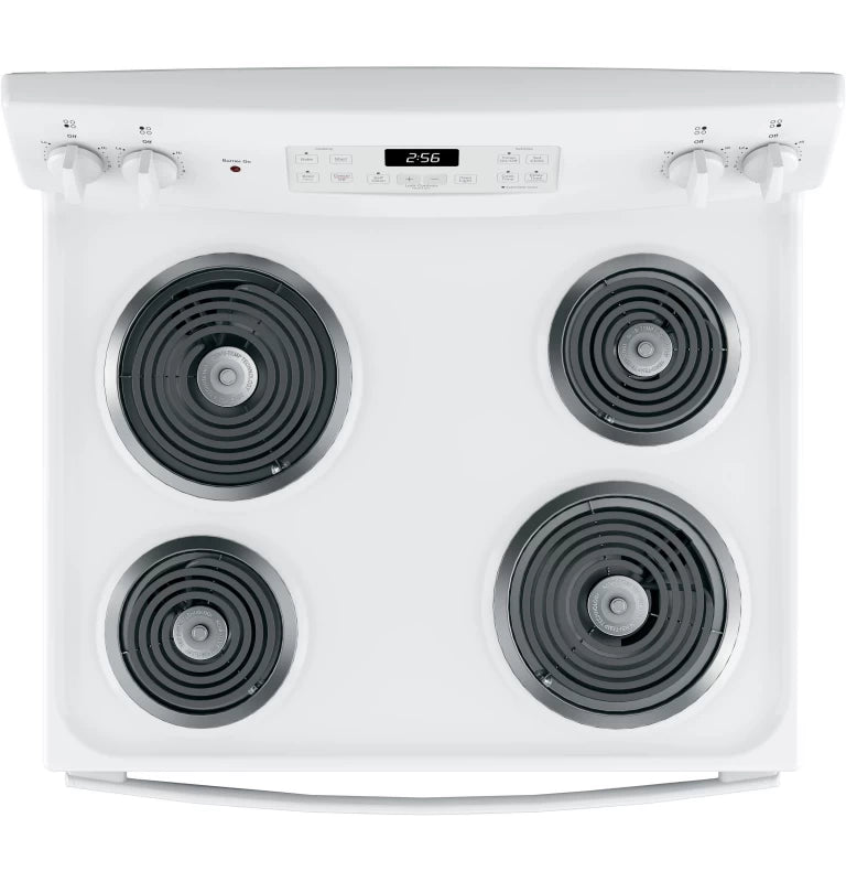 GE 30" Free-Standing Self-Clean Electric Range - White (JB256DMWW)