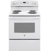 GE 30" Free-Standing Self-Clean Electric Range - White (JB256DMWW)