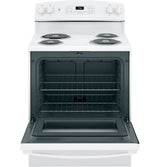 GE  GE RANGE ELEC 30" COIL W/ WINDOW, SELF -CLEAN - White (JB256DMWW)