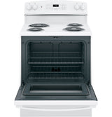 GE  30" Free-Standing Self-Clean Electric Range - White (JB256DMWW)