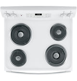 GE  30" Free-Standing Self-Clean Electric Range - White (JB256DMWW)