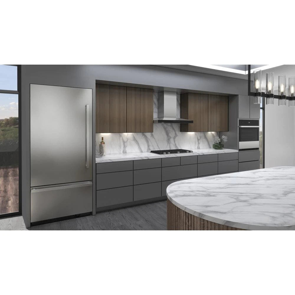 JENNAIR  36” Panel-ready Built-in Bottom-freezer Refrigerator (left-hand Door Swing) - Black Trim/Panel Ready (JB36NXFXLE)