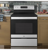GE 30" Free-Standing Electric Range - Stainless Steel (JB645RKSS)