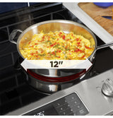 GE 30" Free-Standing Electric Convection Fingerprint Resistant Range - Stainless Steel (JB655YKFS)