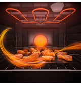 GE 30" Free-Standing Electric Convection Fingerprint Resistant Range - Stainless Steel (JB655YKFS)