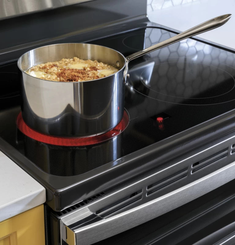 GE 30" Free-Standing Electric Convection Fingerprint Resistant Range -  (JB655YKFS)