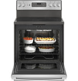 GE 30" Free-Standing Electric Convection Fingerprint Resistant Range -  (JB655YKFS)