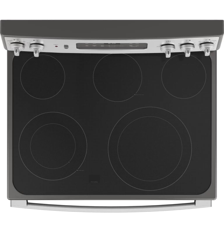 GE 30" Free-Standing Electric Convection Fingerprint Resistant Range -  (JB655YKFS)