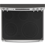 GE 30" Free-Standing Electric Convection Fingerprint Resistant Range -  (JB655YKFS)