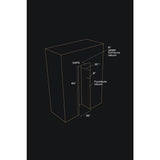 JennAir  36" Panel-Ready Built-In Column Refrigerator, Right Swing - Panel Ready (JBRFR36IGX)