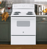 GE  30" Free-Standing Electric Range - White (JBS160DMWW)