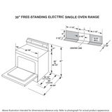 GE  30" Free-Standing Electric Range - White (JBS160DMWW)